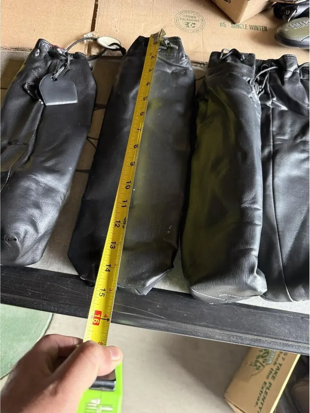 Camera Lens Pouches Lot Of 4 , Long Lens, Made In Korea